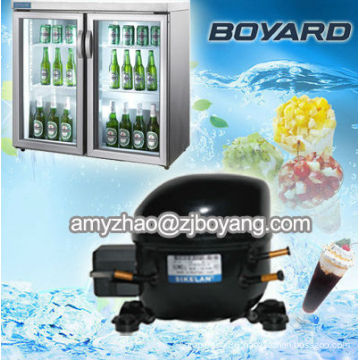 dc refrigerator with 12v 24v dc freezer compressor for ship refrigerator